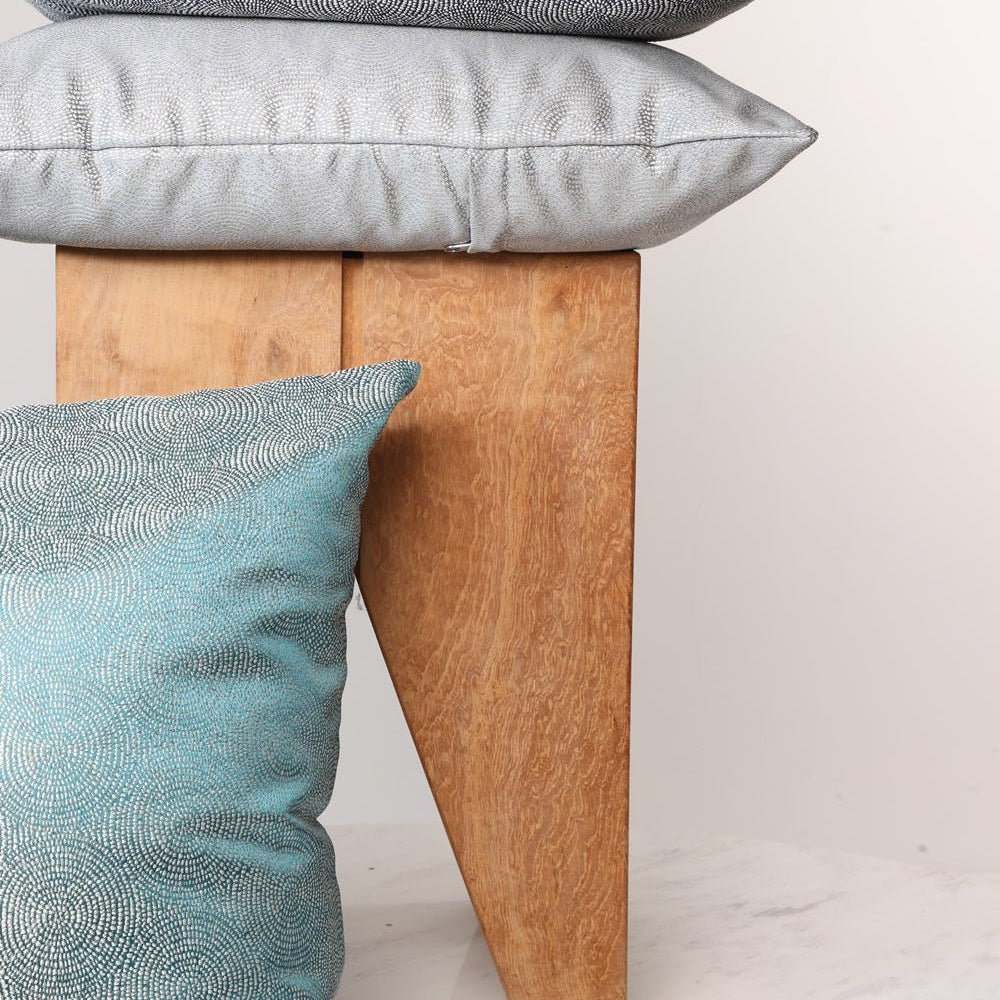 Ceannis Striped Kuddfodral 50x50cm, Petrol - Azalea Home