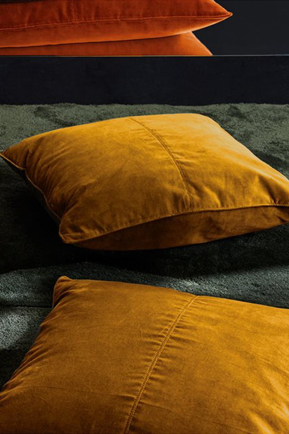 Ceannis Velvet Kuddfodral 50x50cm, Gul - Azalea Home
