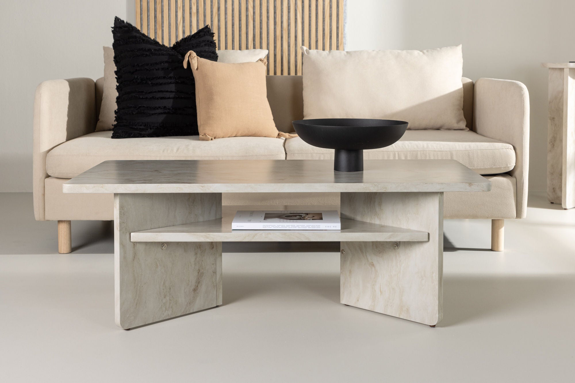Ålesund Soffbord 60 x 120, Beige