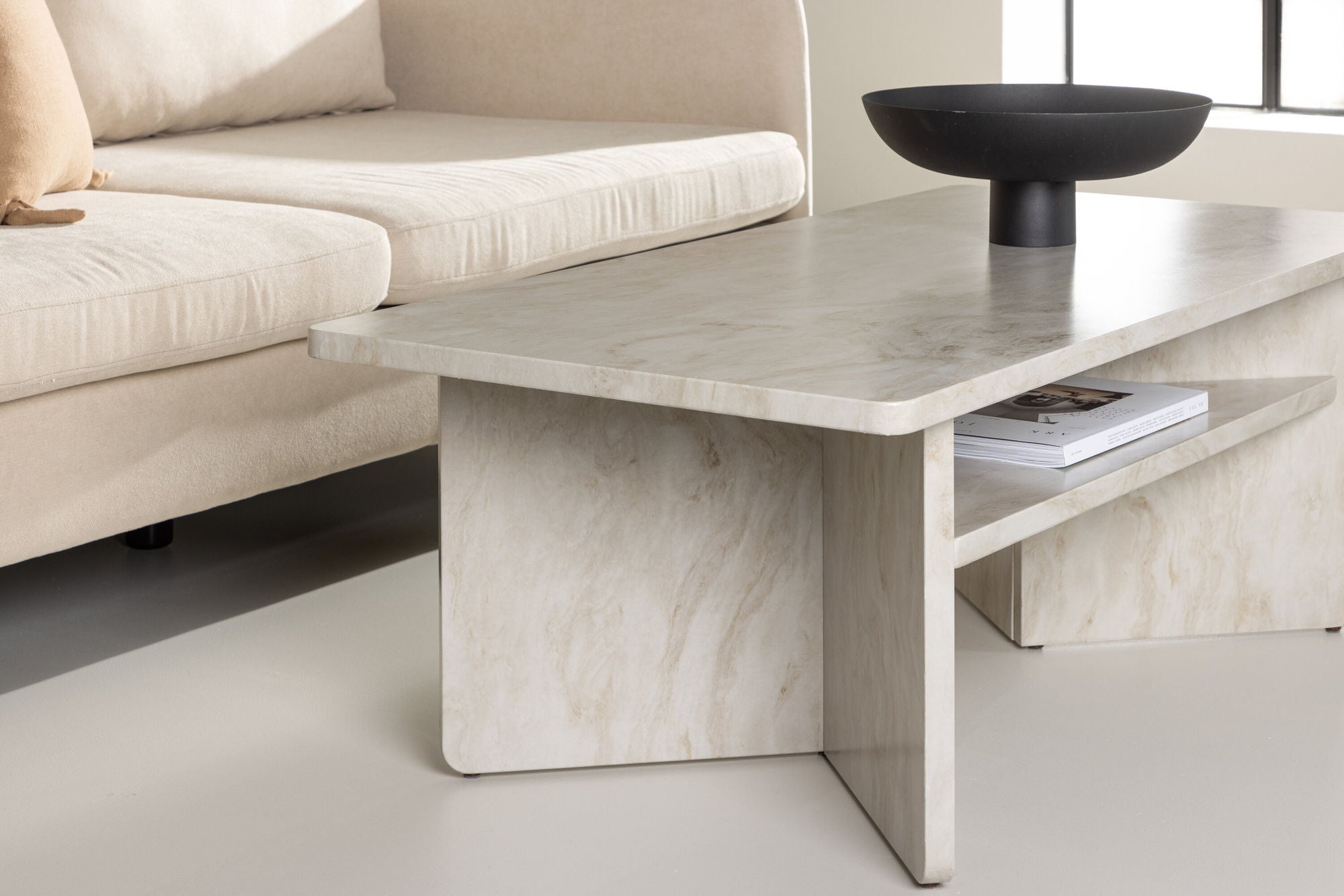 Ålesund Soffbord 60 x 120, Beige