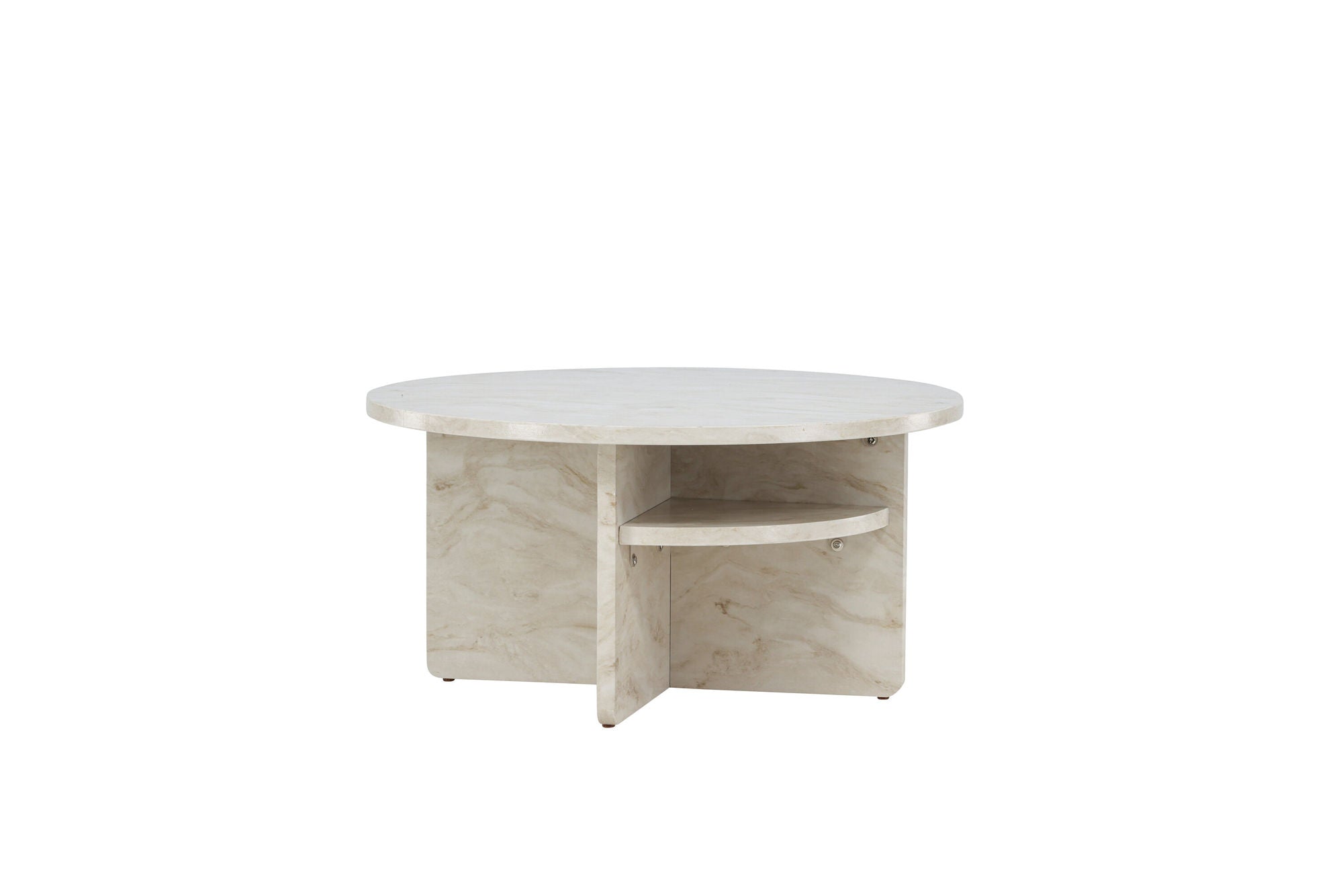 Ålesund Soffbord ø85, Beige
