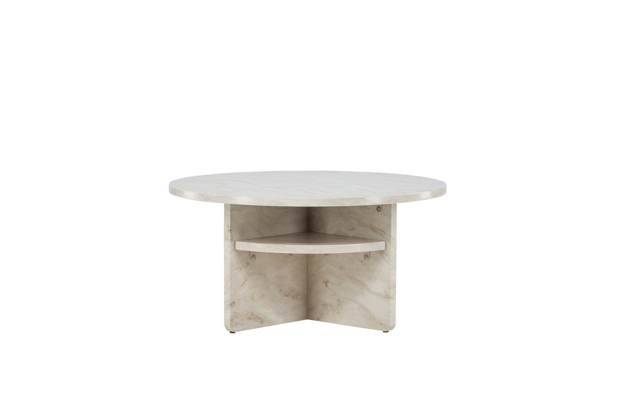 Ålesund Soffbord ø85, Beige