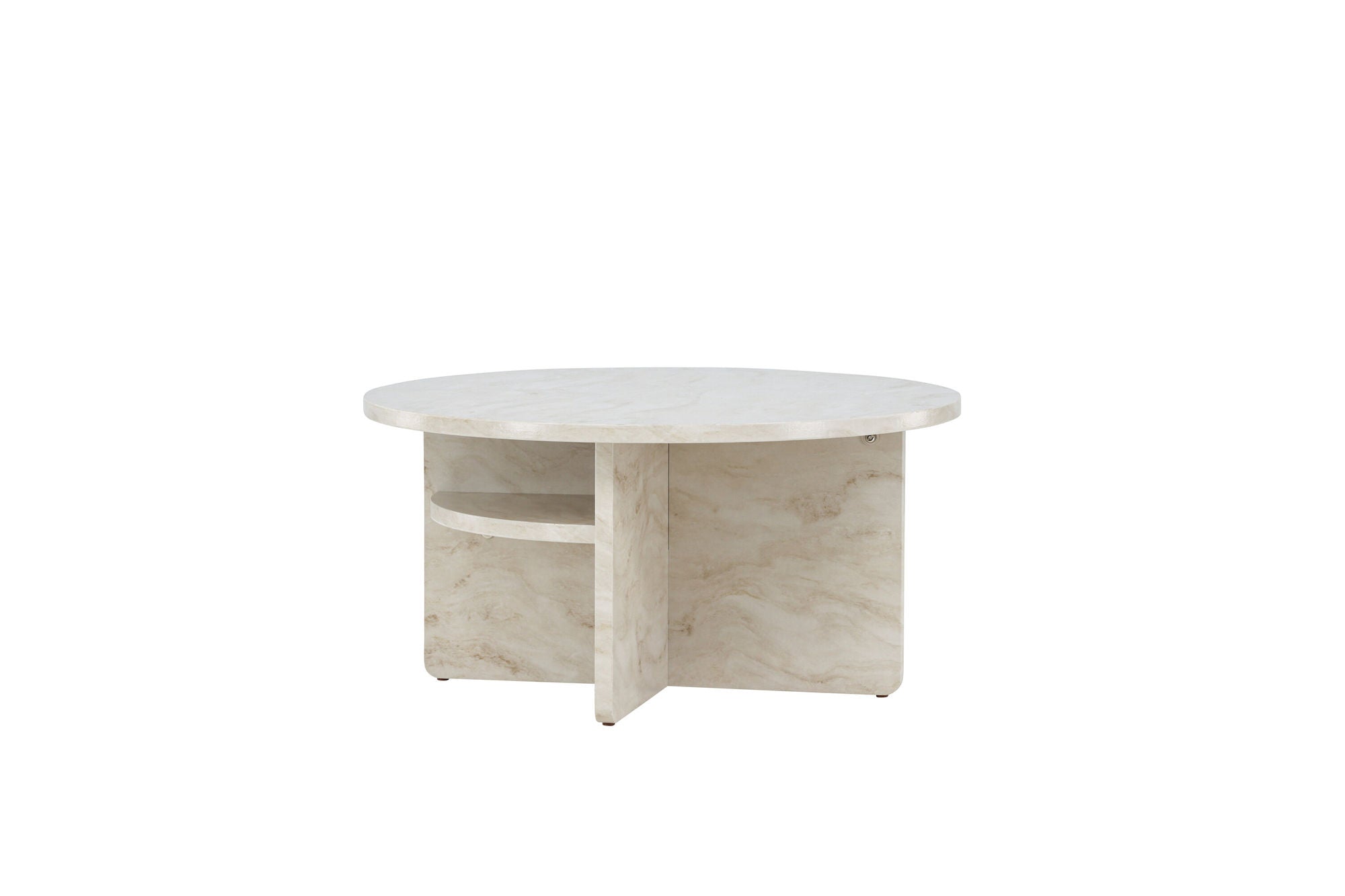 Ålesund Soffbord ø85, Beige