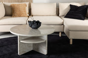 Ålesund Soffbord ø85, Beige