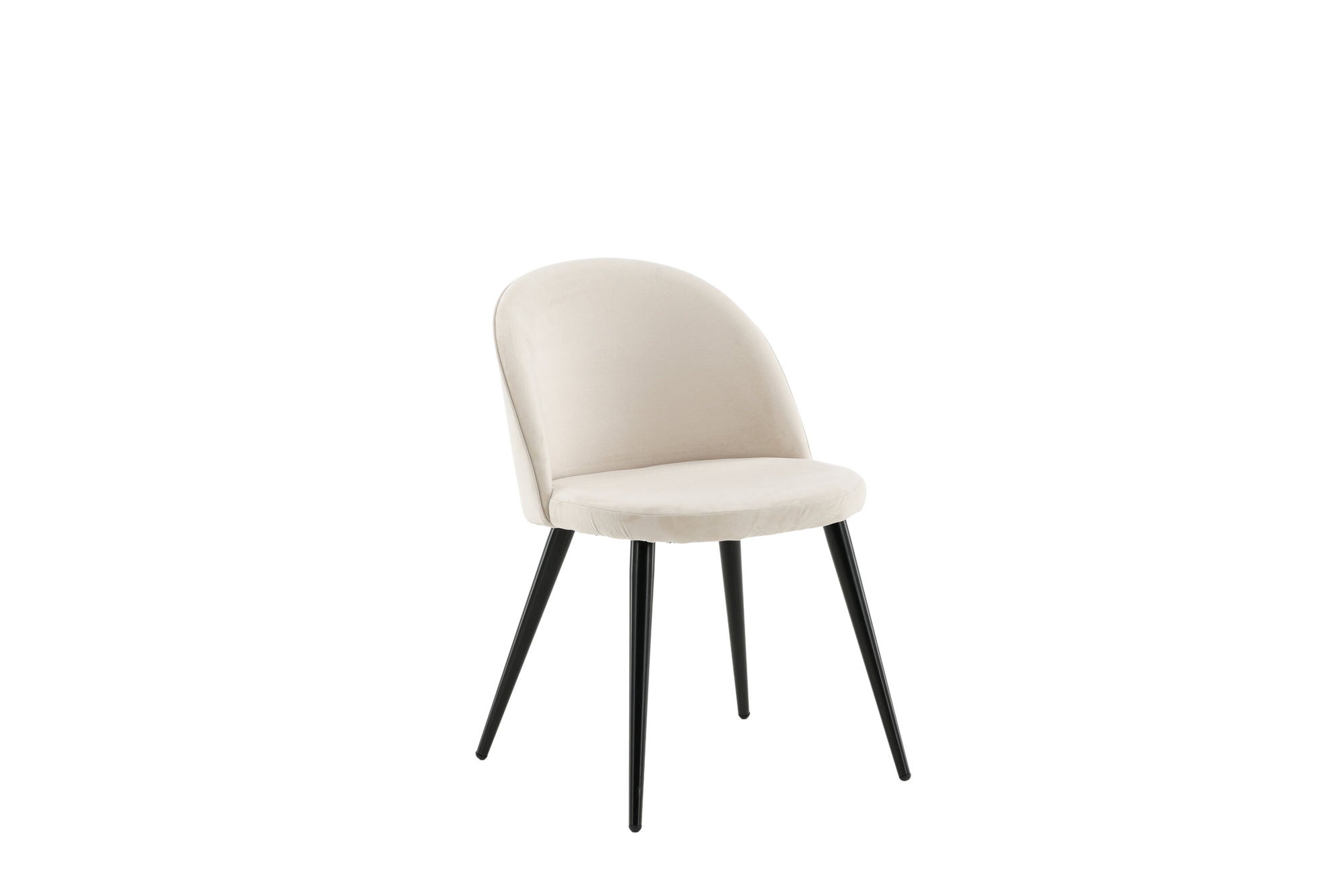 Vinga Matstol Sammet Beige, 2-Pack