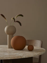 Cooee Design Ball Vas 20cm, Coconut - Azalea Home