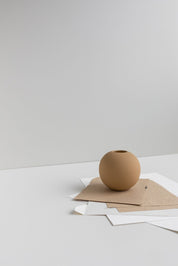 Cooee Design Ball Vas 20cm, Peanut - Azalea Home