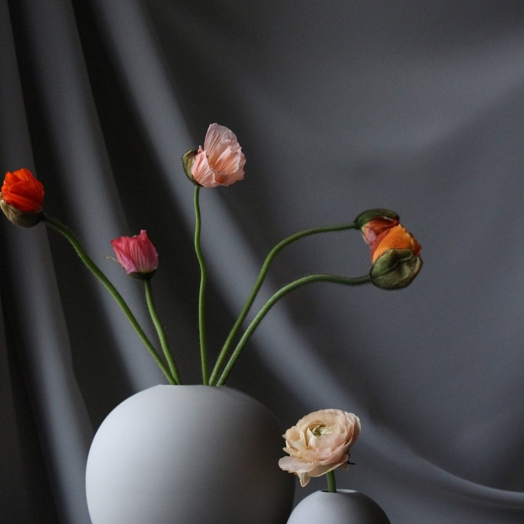 Cooee Design Ball Vas 30cm, Grå - Azalea Home