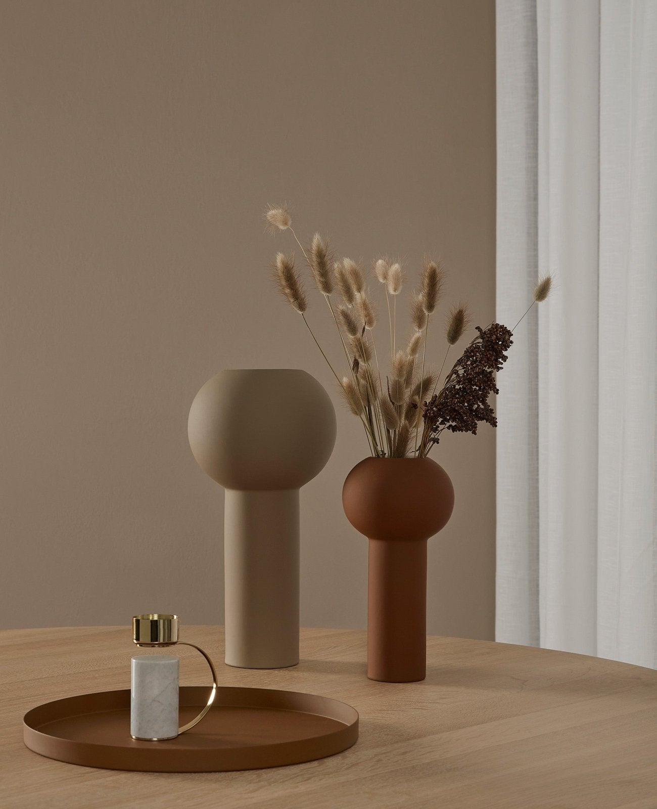 Cooee Design Circle Bricka Ø30cm, Coconut - Azalea Home