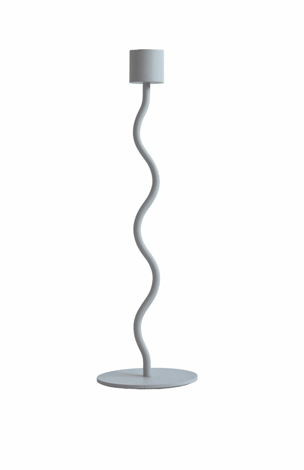 Cooee Design Curved Ljusstake 23cm, Pale Blue - Azalea Home