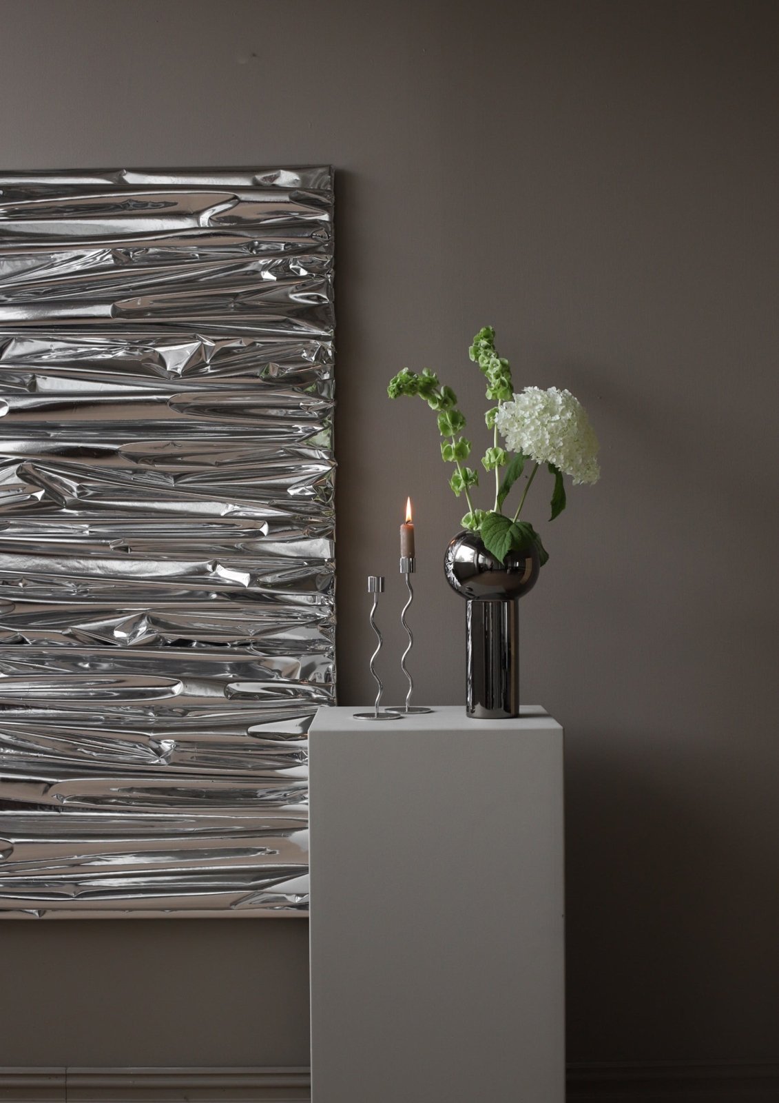 Cooee Design Curved Ljusstake 23cm, Stål - Azalea Home
