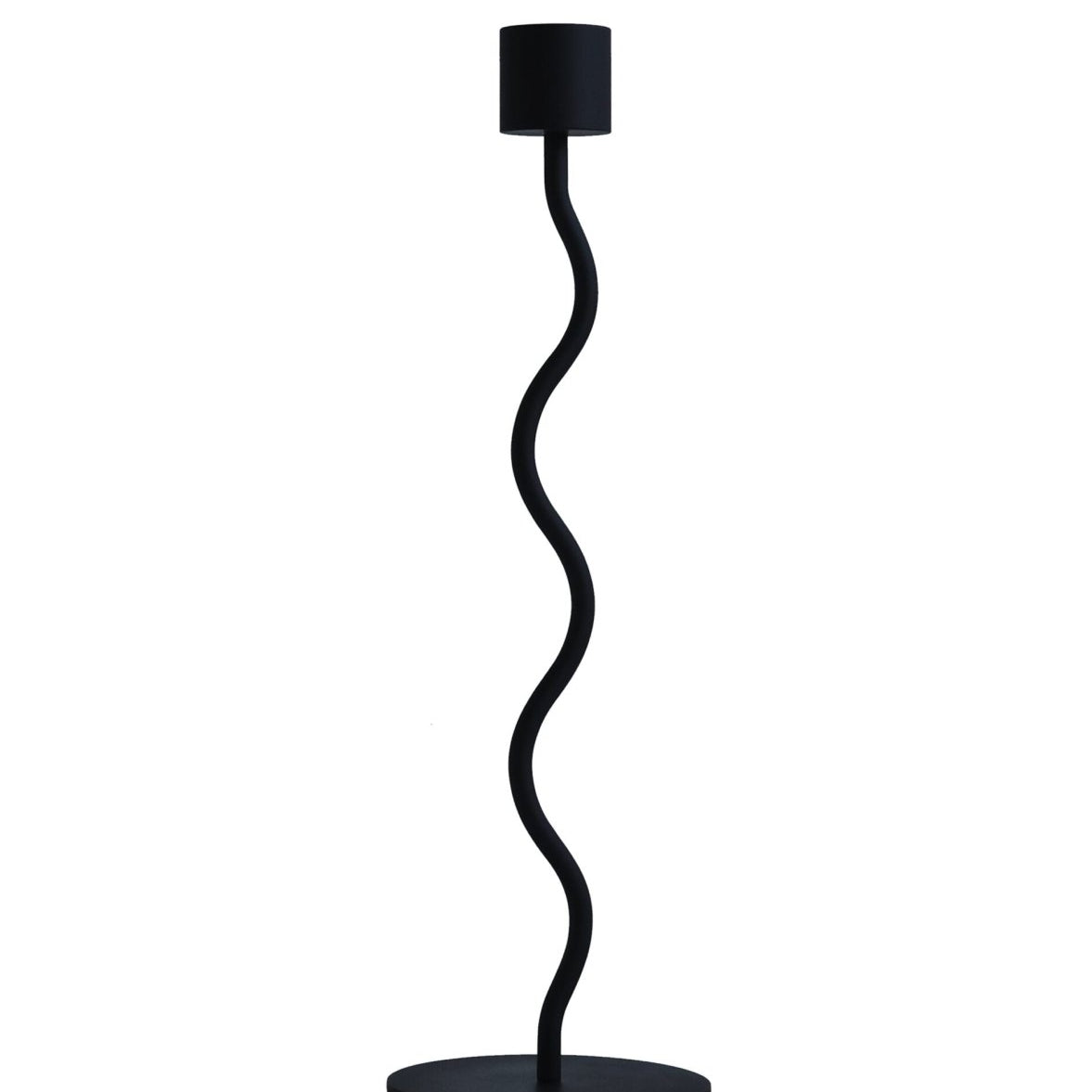 Cooee Design Curved Ljusstake 23cm, Svart - Azalea Home