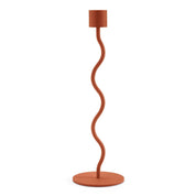 Cooee Design Curved Ljusstake 26cm, Brick Red - Azalea Home