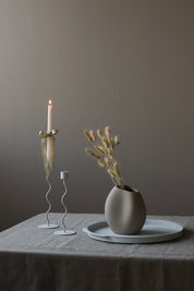 Cooee Design Curved Ljusstake 26cm, Pale Blue - Azalea Home