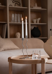 Cooee Design Curved Ljusstake 26cm, Stål - Azalea Home