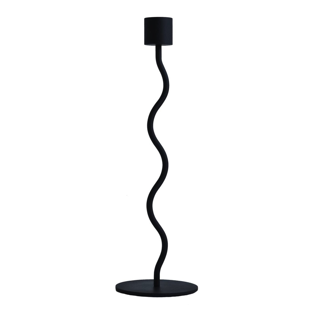 Cooee Design Curved Ljusstake 26cm, Svart - Azalea Home