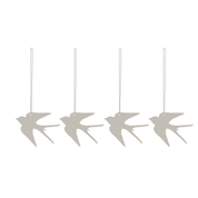 Cooee Design Easter Bird Påskhänge 4 - Pack, Sand - Azalea Home
