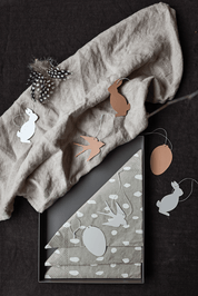 Cooee Design Easter Egg Påskhänge 4 - Pack, Café Au Lait - Azalea Home