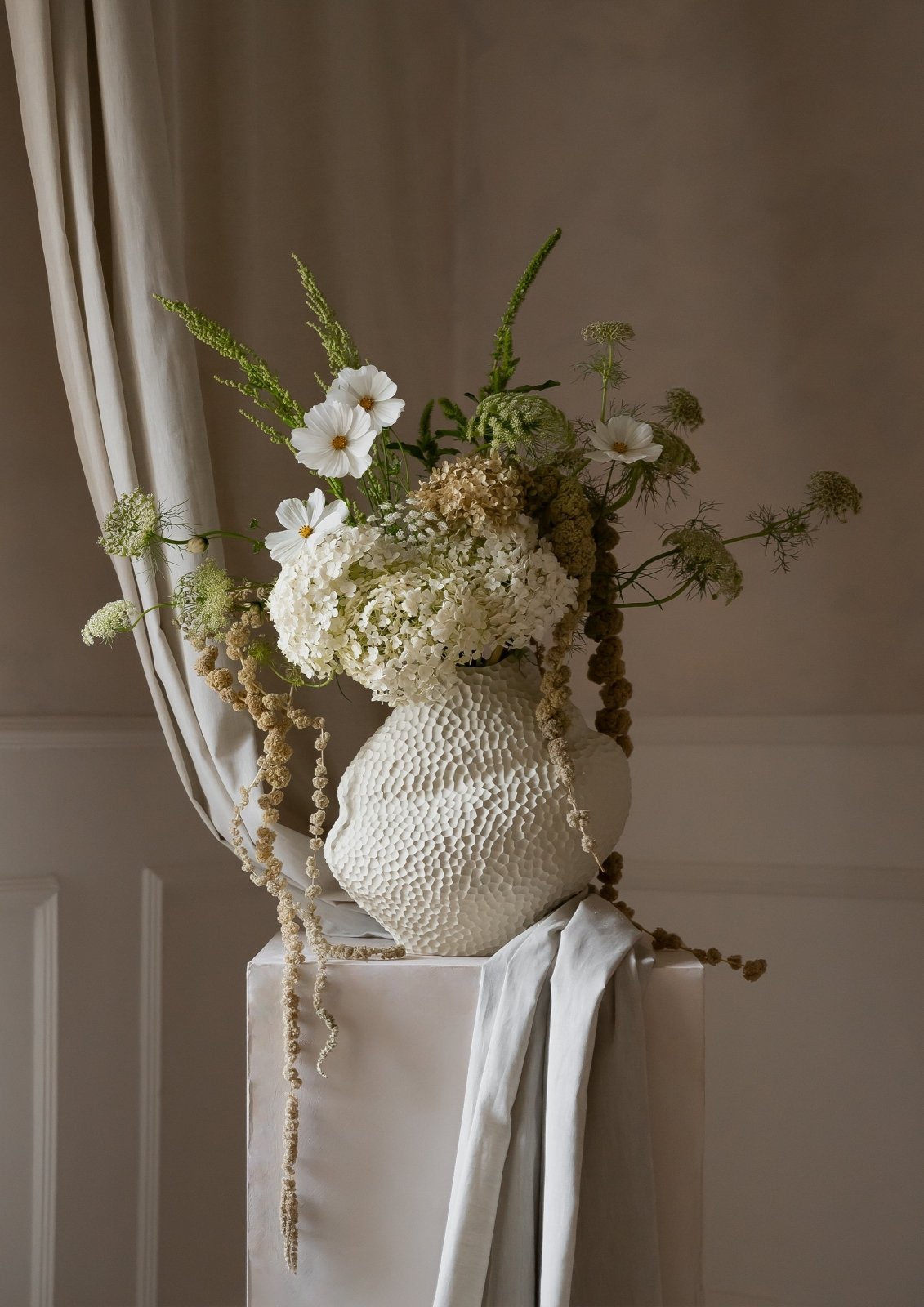Cooee Design Isla Wide Vas, Beige - Azalea Home