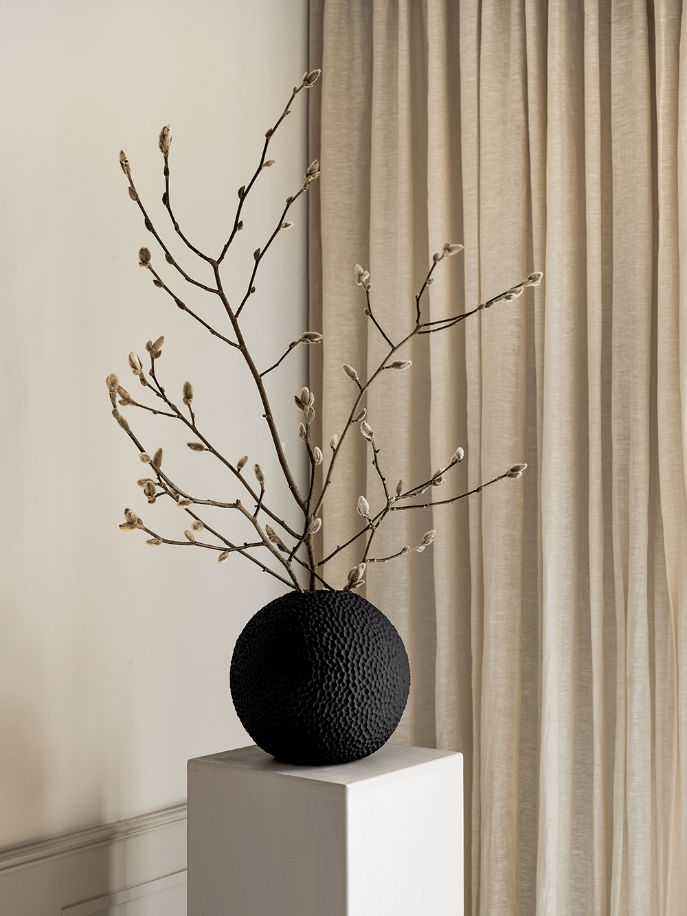 Cooee Design Kaia Vas 25cm, Svart - Azalea Home