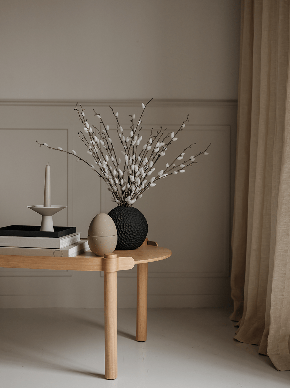 Cooee Design Kaia Vas 25cm, Svart - Azalea Home