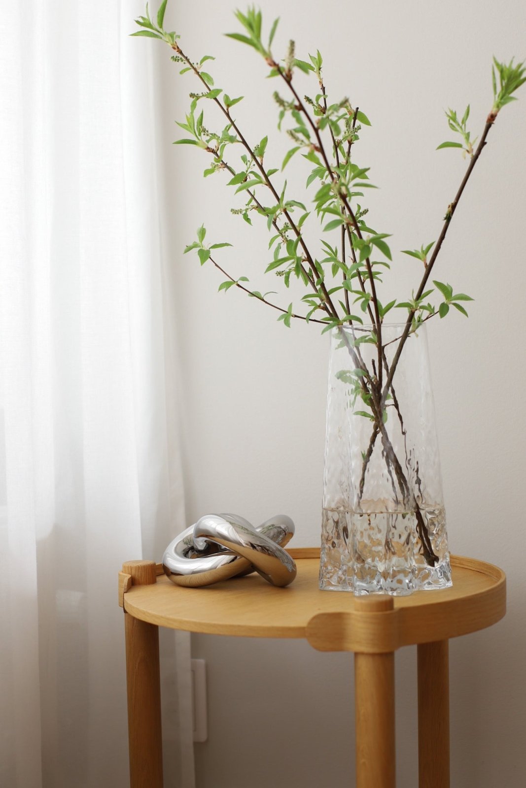 Cooee Design Knot Table Dekoration, Silver - Azalea Home