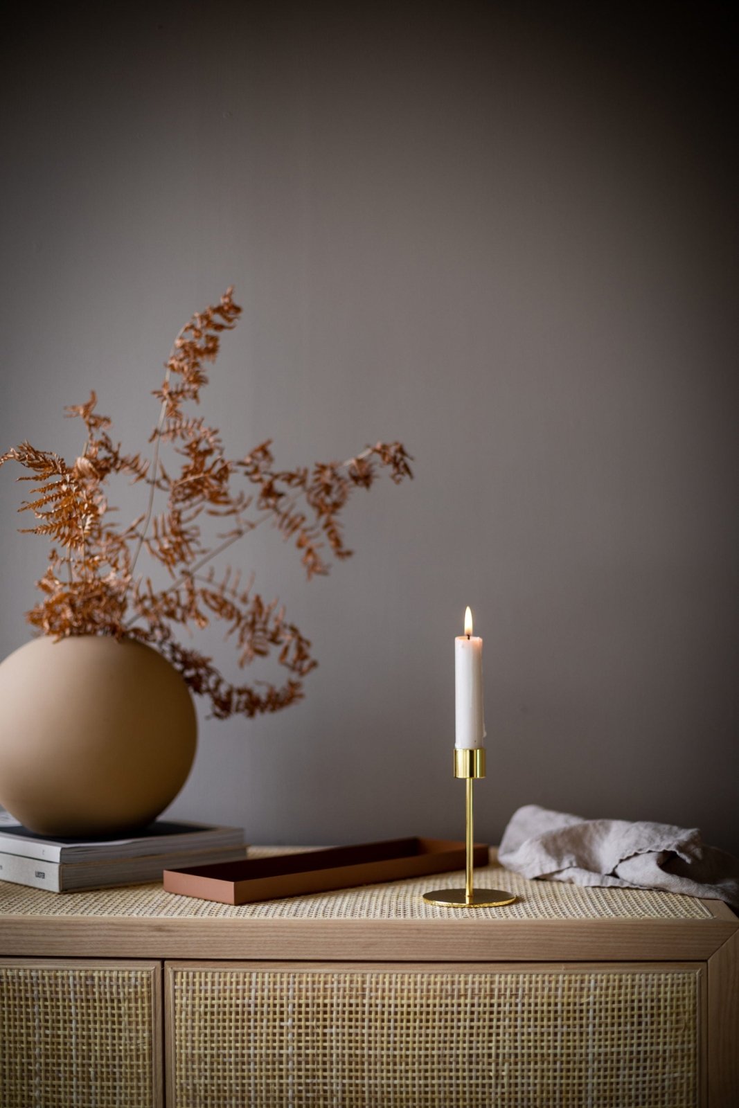 Cooee Design Ljusstake 13cm, Mässing - Azalea Home