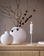 Cooee Design Ljusstake 13cm, Vit - Azalea Home