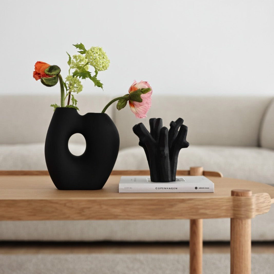 Cooee Design The Coral Tree Skulptur, Coal - Azalea Home