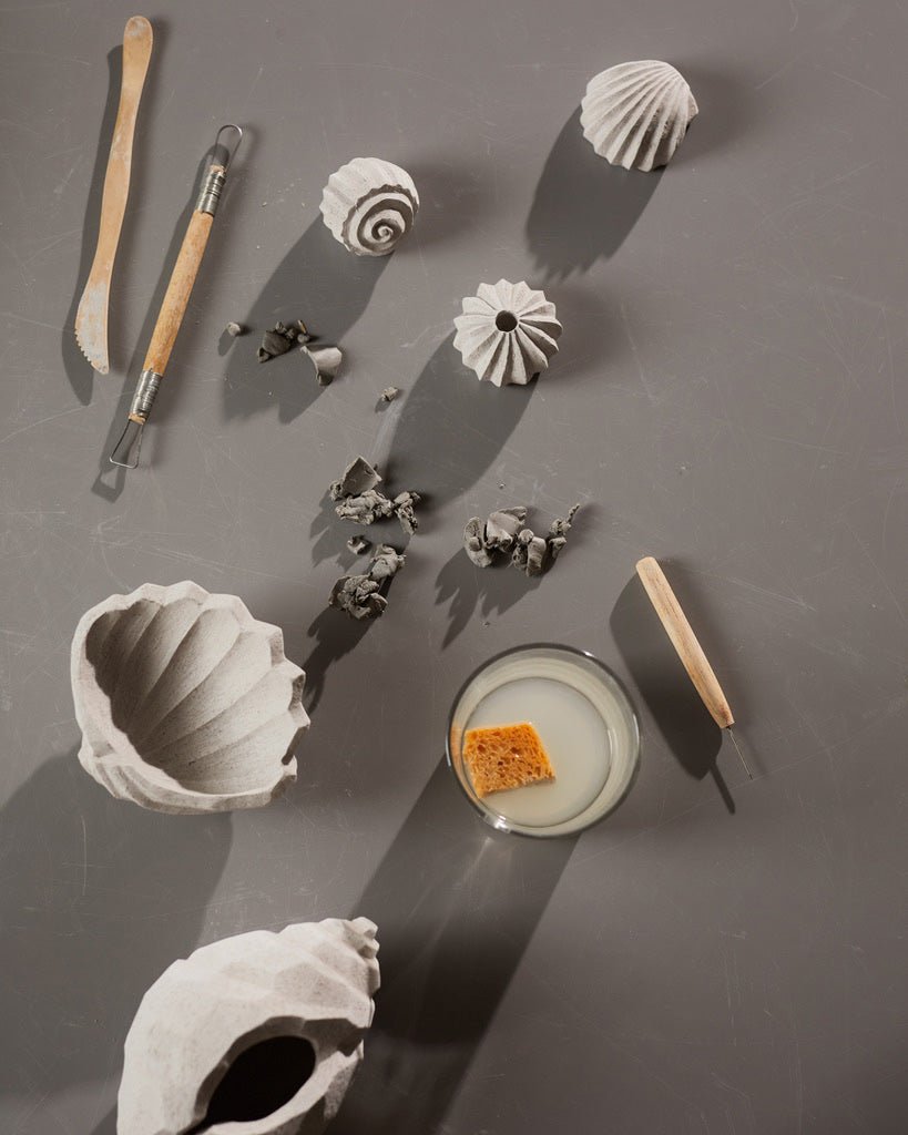 Cooee Design The Genesis Shells Skulptur, Limestone - Azalea Home