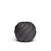 Cooee Design Twist Ball Vas 12cm, Svart - Azalea Home