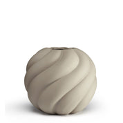 Cooee Design Twist Ball Vas 20cm, Sand - Azalea Home