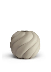 Cooee Design Twist Ball Vas 20cm, Sand - Azalea Home