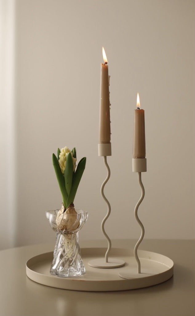 Cooee Design Twist Bulb Vas 12cm, Klar - Azalea Home