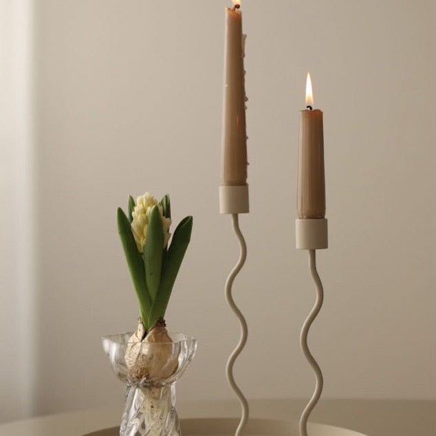 Cooee Design Twist Bulb Vas 12cm, Klar - Azalea Home