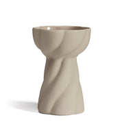 Cooee Design Twist Bulb Vas 12cm, Sand - Azalea Home