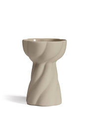 Cooee Design Twist Bulb Vas 12cm, Sand - Azalea Home