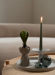 Cooee Design Twist Bulb Vas 12cm, Sand - Azalea Home