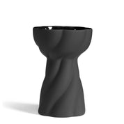 Cooee Design Twist Bulb Vas 12cm, Svart - Azalea Home