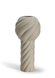 Cooee Design Twist Pillar Vas 34cm, Sand - Azalea Home