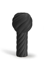 Cooee Design Twist Pillar Vas 34cm, Svart - Azalea Home