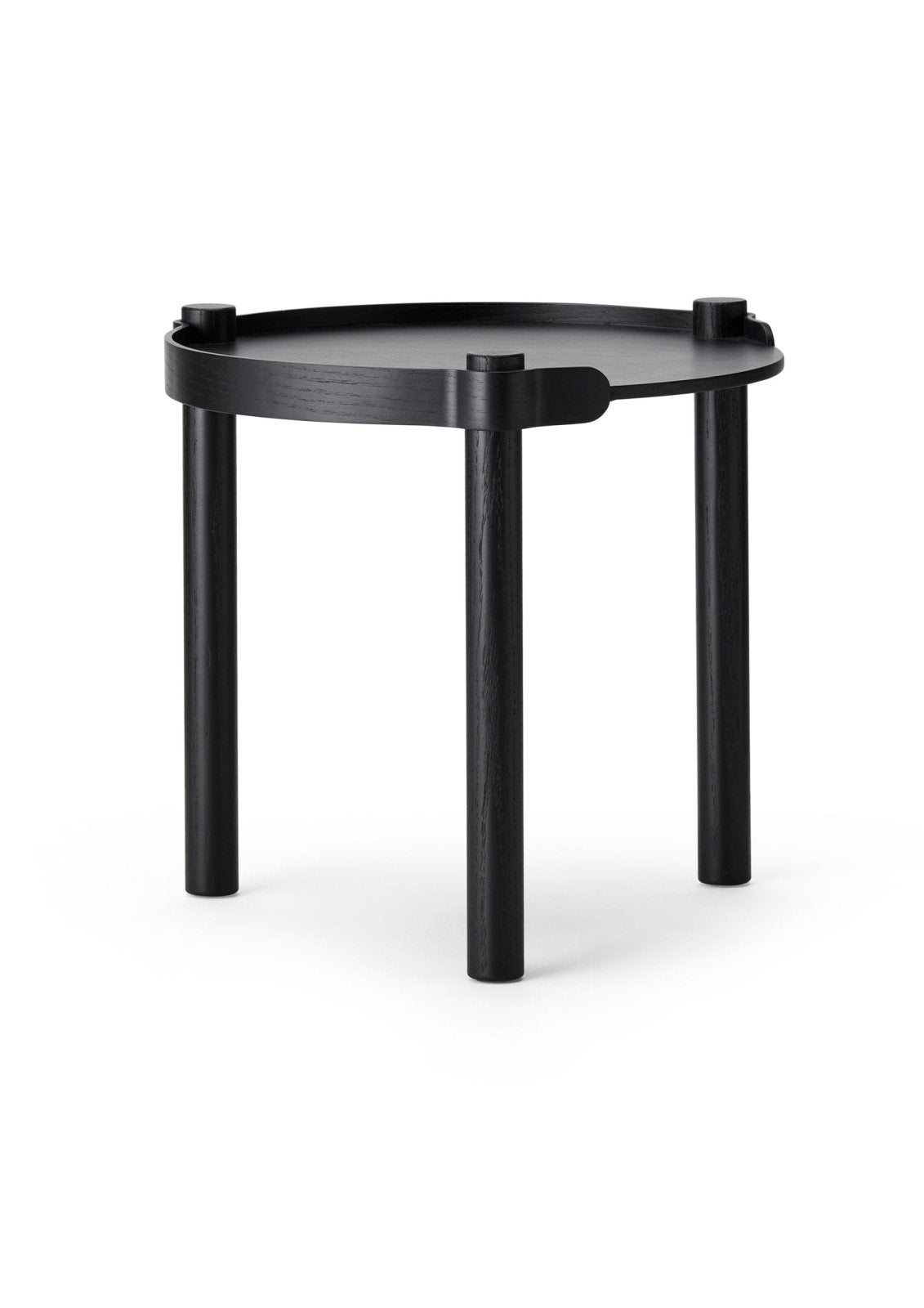 Cooee Design Woody Sidobord Ø45cm, Svart - Azalea Home