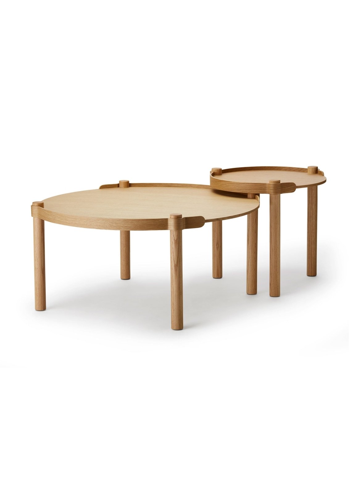Cooee Design Woody Soffbord Ø80cm, Ek - Azalea Home