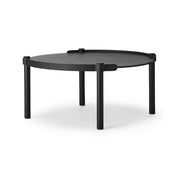 Cooee Design Woody Soffbord Ø80cm, Svart - Azalea Home