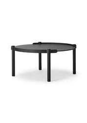 Cooee Design Woody Soffbord Ø80cm, Svart - Azalea Home