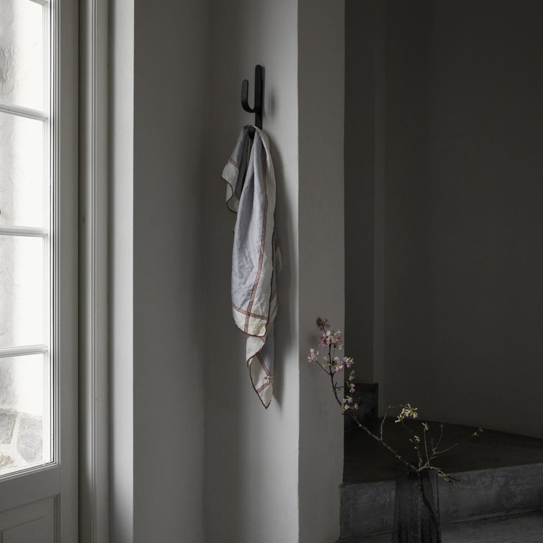 Cooee Design Woody Väggkrok, Svart - Azalea Home