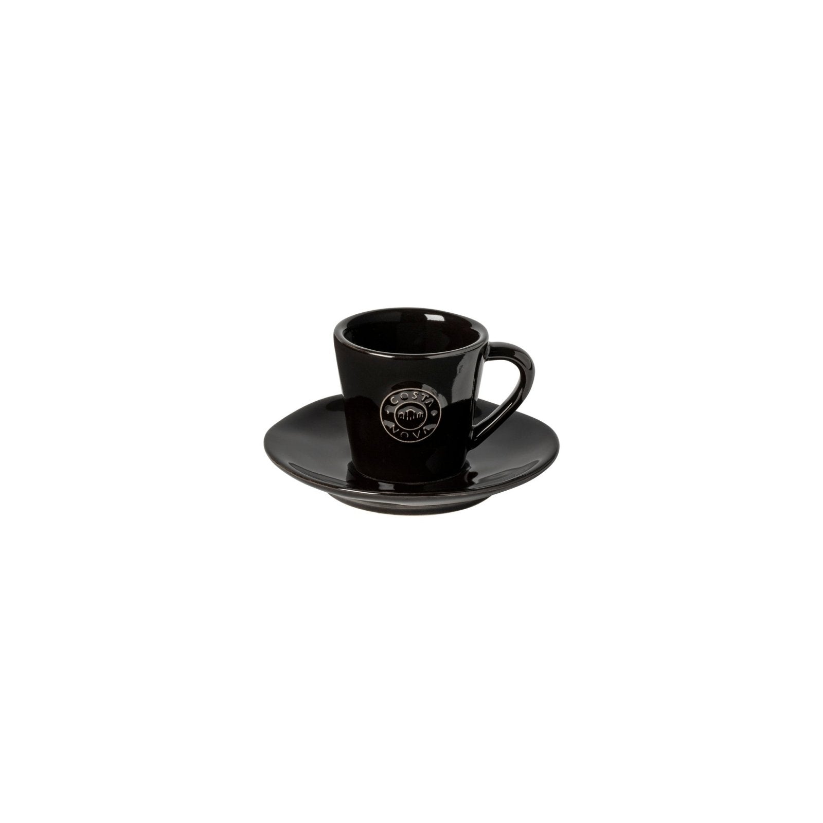Costa Nova Espressokopp med fat Nova Black - Azalea Home