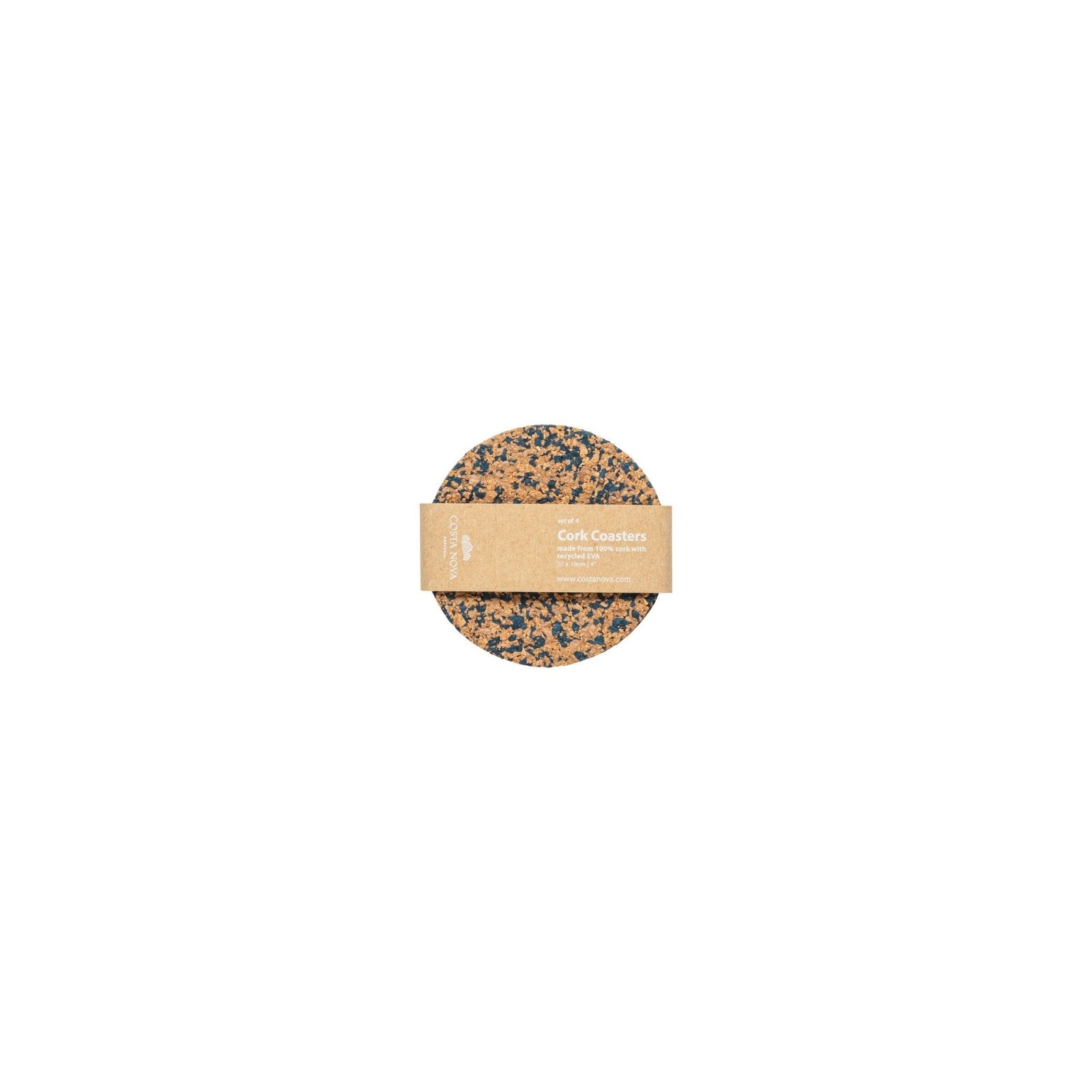 Costa Nova Glasunderlägg 4 - p Dark Brown - Azalea Home