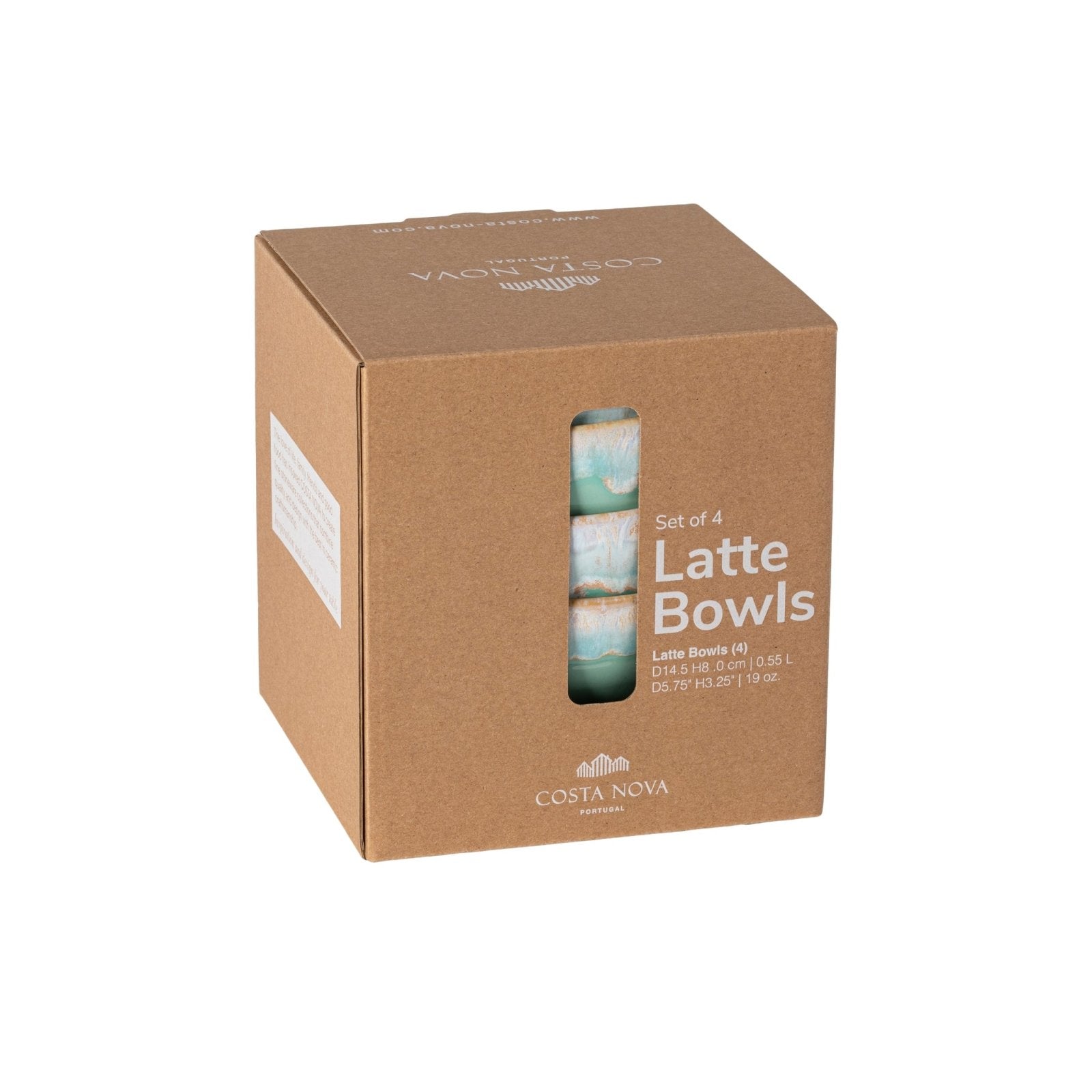 Costa Nova Lattebowl 4 - p Aqua - Azalea Home