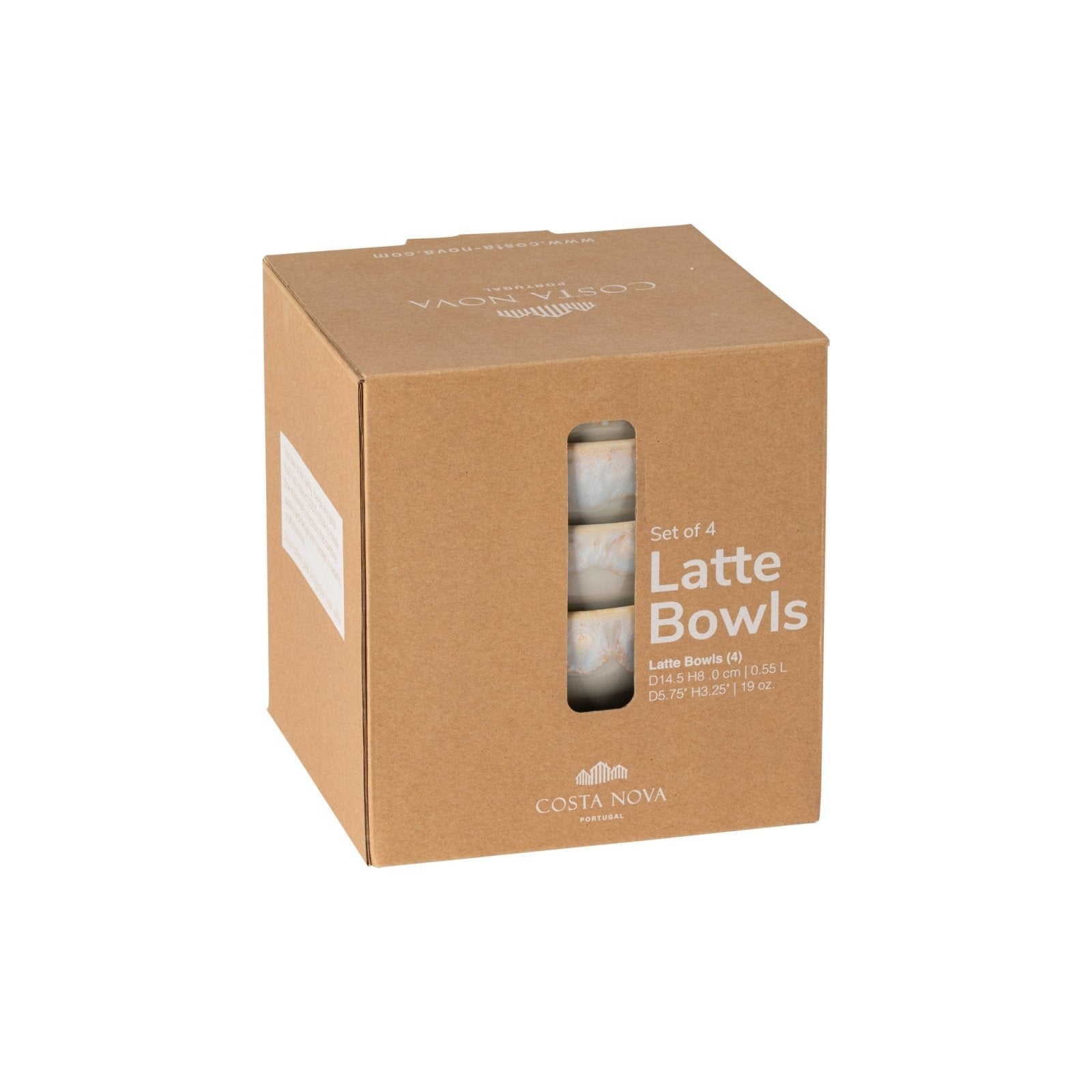Costa Nova Lattebowl 4 - p Grey - Azalea Home